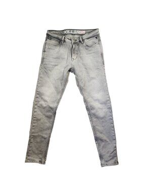 Killer Jeans Mens 30 Light Grey Ankle Fit Stretch Denim Jeans AK